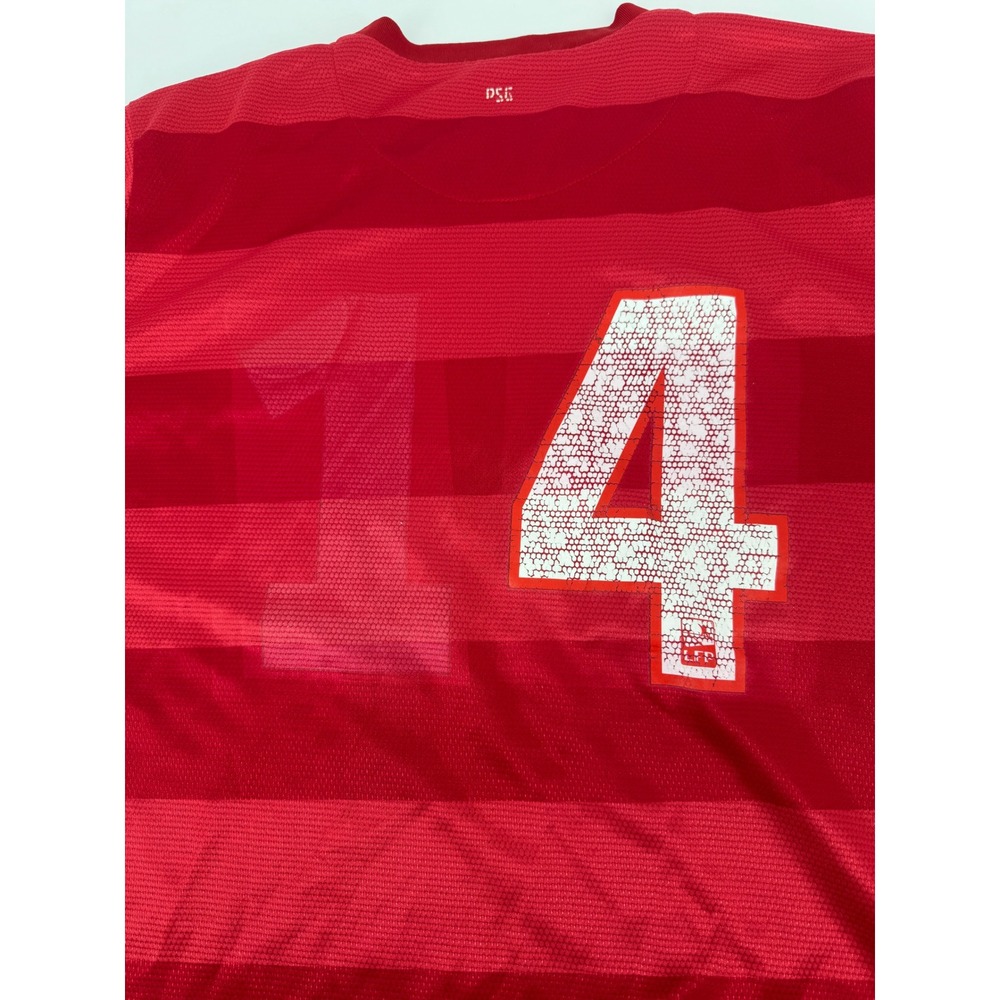 Nike Paris Saint Germain Fly Emirates Soccer Jersey Mens Medium Red Dri-FIT - Picture 16 of 16